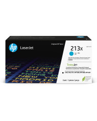 HP Cartucho de tóner Original LaserJet 213X de alto rendimiento cian