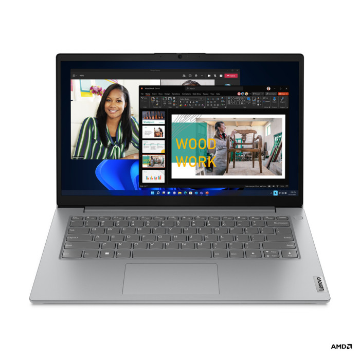 Lenovo V14 G4 AMN AMD Ryzen™ 5 7520U Portátil 35,6 cm (14") Full HD 16 GB LPDDR5-SDRAM 512 GB SSD Wi-Fi 6 (802.11ax) Windows 11