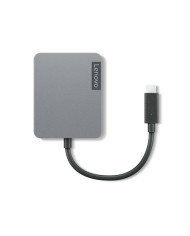 Lenovo 4X91A30366 base para portátil y replicador de puertos Alámbrico USB 2.0 Type-C Gris