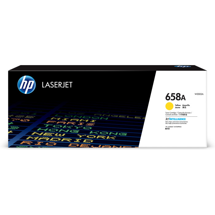 HP Cartucho de tóner Original LaserJet 658A amarillo
