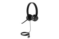 Lenovo 4XD0X88524 auricular y casco Auriculares Alámbrico Diadema Oficina Centro de llamadas Negro