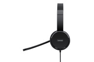Lenovo 4XD0X88524 auricular y casco Auriculares Alámbrico Diadema Oficina Centro de llamadas Negro