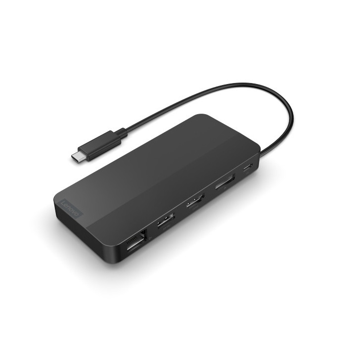 Lenovo 40B90000WW base para portátil y replicador de puertos Alámbrico USB 3.2 Gen 1 (3.1 Gen 1) Type-C Negro