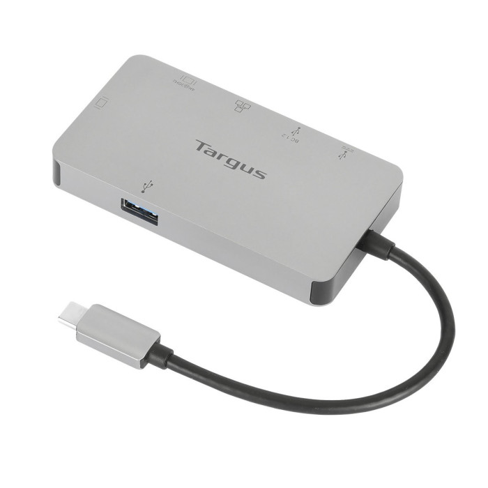 Targus DOCK419USZ base para portátil y replicador de puertos Alámbrico USB 3.2 Gen 1 (3.1 Gen 1) Type-C Gris