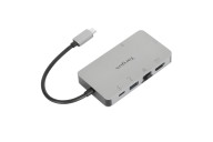Targus DOCK419USZ base para portátil y replicador de puertos Alámbrico USB 3.2 Gen 1 (3.1 Gen 1) Type-C Gris