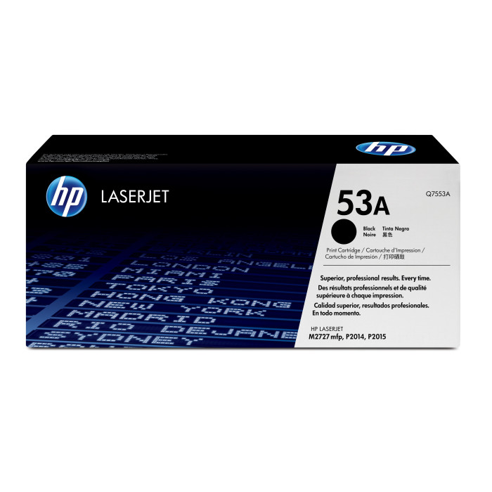 HP Cartucho de tóner original LaserJet 53A negro