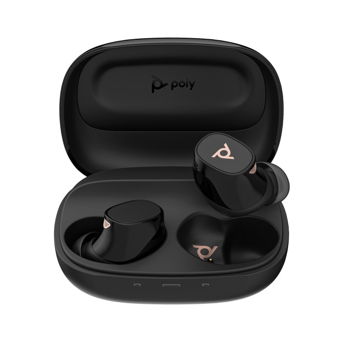 Poly Voyager Free 20 Black Earbuds +Basic Charge Case