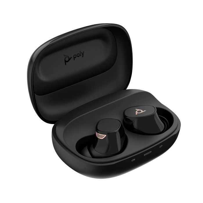 Poly Voyager Free 20 Black Earbuds +Basic Charge Case