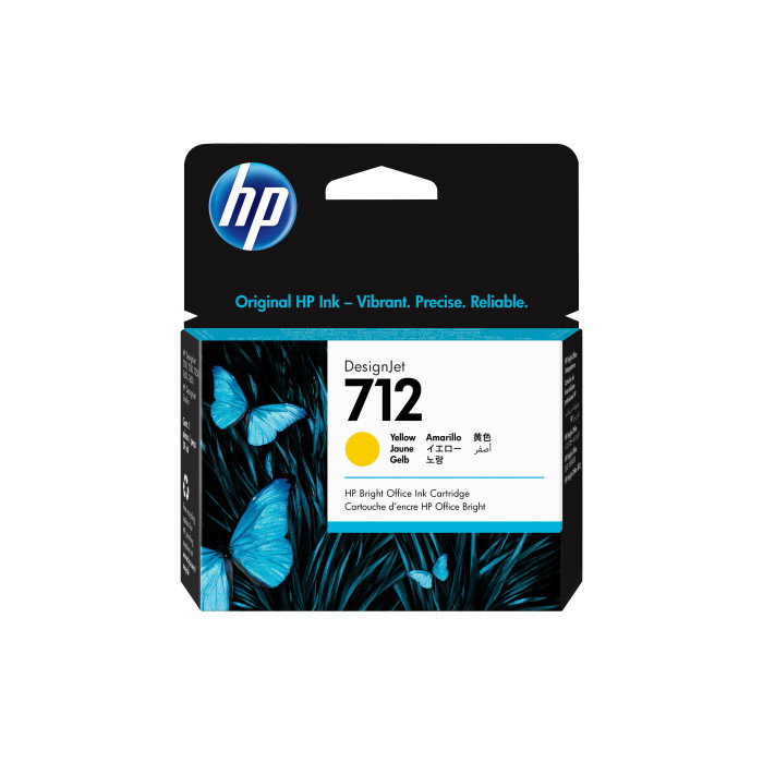 HP Cartucho de Tinta DesignJet 712 amarillo de 29 ml