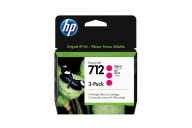 HP Paquete de 3 cartuchos de Tinta DesignJet 712 magenta de 29 ml