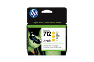 HP Paquete de 3 cartuchos de Tinta DesignJet 712 amarillo de 29 ml