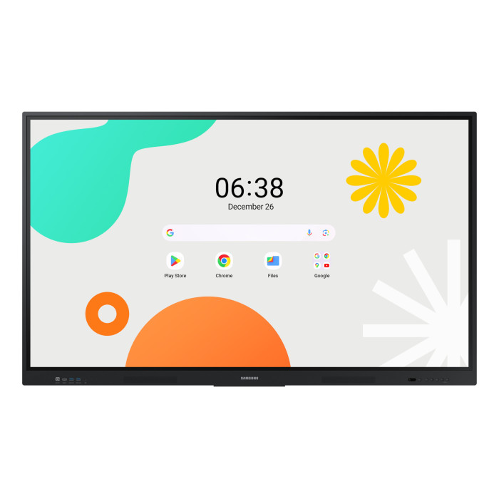 Samsung WA75F pizarra blanca interactiva 190,5 cm (75") 3840 x 2160 Pixeles Pantalla táctil Negro