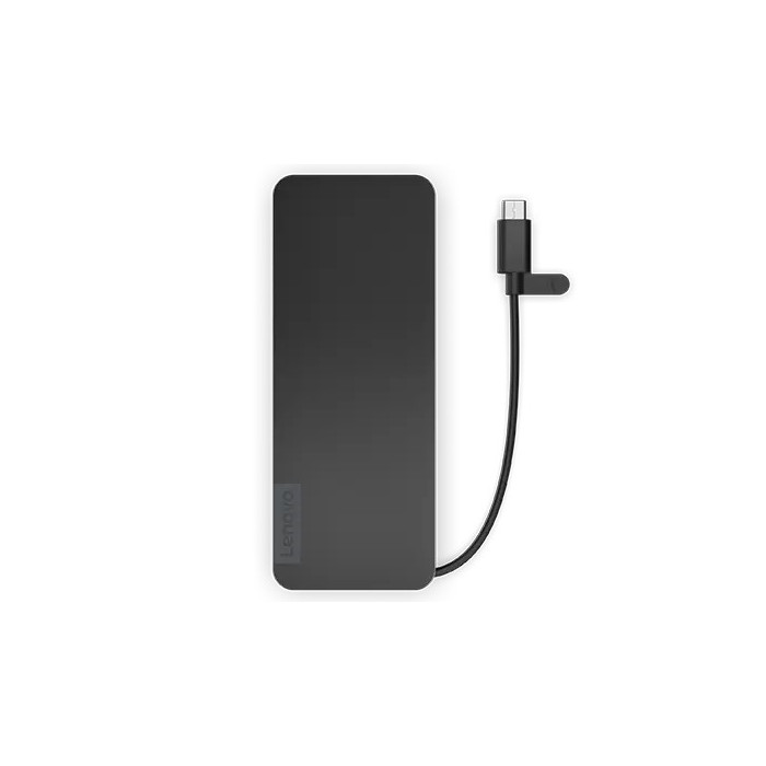 Lenovo 4X11N40212 base para portátil y replicador de puertos Alámbrico USB 3.2 Gen 1 (3.1 Gen 1) Type-C Negro