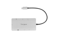 Targus DOCK423TT base para portátil y replicador de puertos Alámbrico USB 3.2 Gen 1 (3.1 Gen 1) Type-C Plata