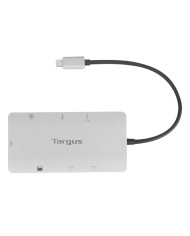 Targus DOCK423TT base para portátil y replicador de puertos Alámbrico USB 3.2 Gen 1 (3.1 Gen 1) Type-C Plata