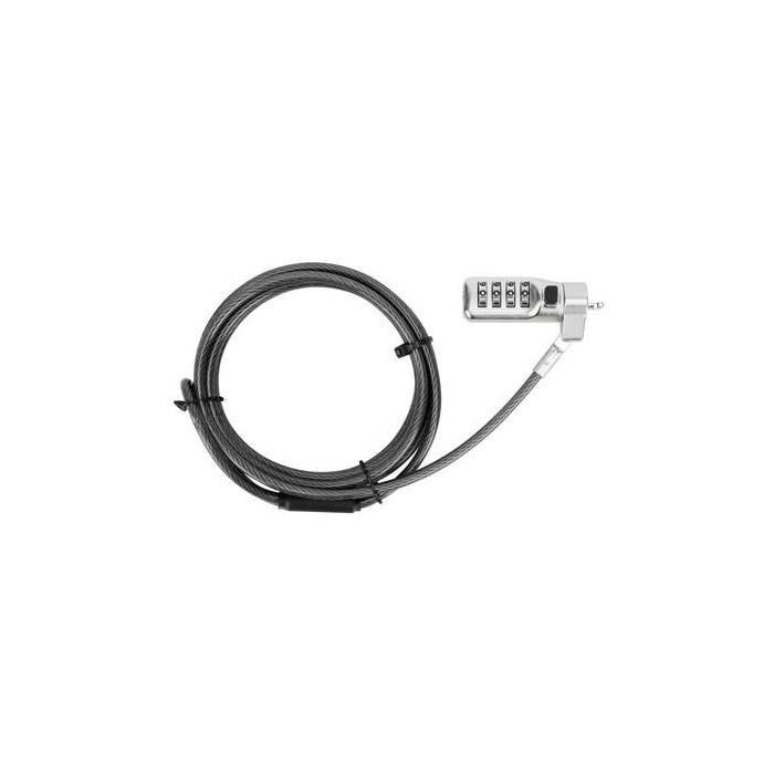 Targus DEFCON cable antirrobo Negro, Acero inoxidable 2 m