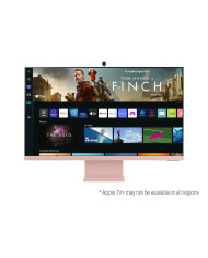 Samsung LS32BM80PUN pantalla para PC 81,3 cm (32") 3840 x 2160 Pixeles 4K Ultra HD Rosa, Blanco