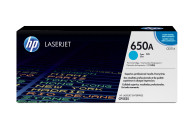 HP Cartucho de tóner original LaserJet 650A cian