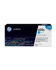 HP Cartucho de tóner original LaserJet 650A cian