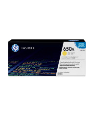HP Cartucho de tóner original LaserJet 650A amarillo