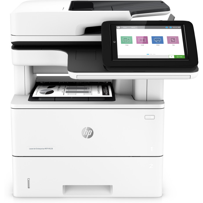 HP LaserJet Enterprise M528dn Inalámbrico Multifunction Blanco y negro Impresora, Fotocopiadora, escáner Dúplex