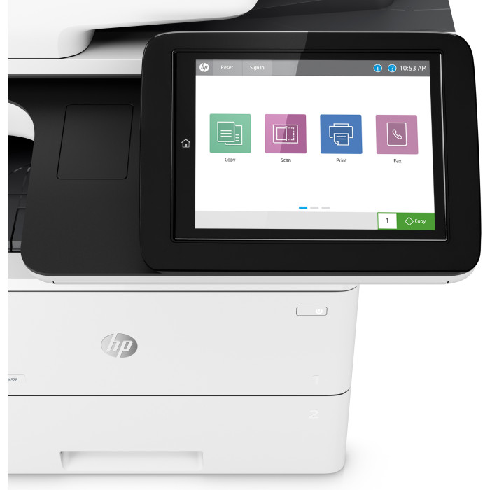HP LaserJet Enterprise M528dn Inalámbrico Multifunction Blanco y negro Impresora, Fotocopiadora, escáner Dúplex