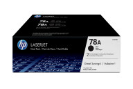 HP Pack de ahorro de 2 cartuchos de tóner original LaserJet 78A negro