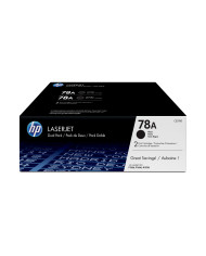 HP Pack de ahorro de 2 cartuchos de tóner original LaserJet 78A negro