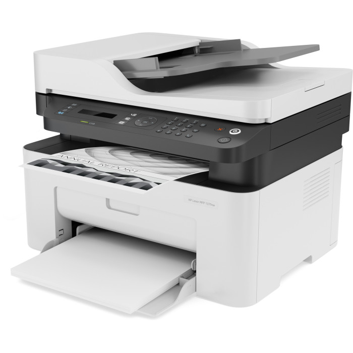 HP Laser 137fnw Inalámbrico Multifunction Blanco y negro Impresora, Fotocopiadora, escáner Dúplex