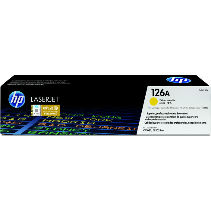 HP Cartucho de tóner original LaserJet 126A amarillo