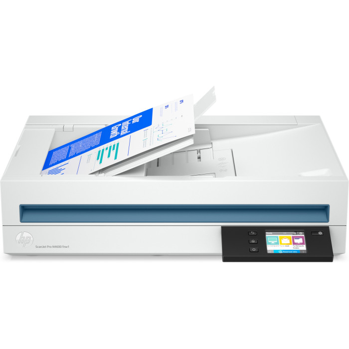 HP ScanJet Pro N4600 fnw1 Escáner plano y alimentador automático de documentos (ADF, Automatic Document Feeder) 1200 x 1200 DPI