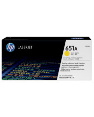 HP Cartucho de tóner original LaserJet 651A amarillo