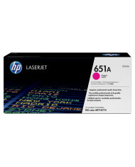 HP Cartucho de tóner original LaserJet 651A magenta