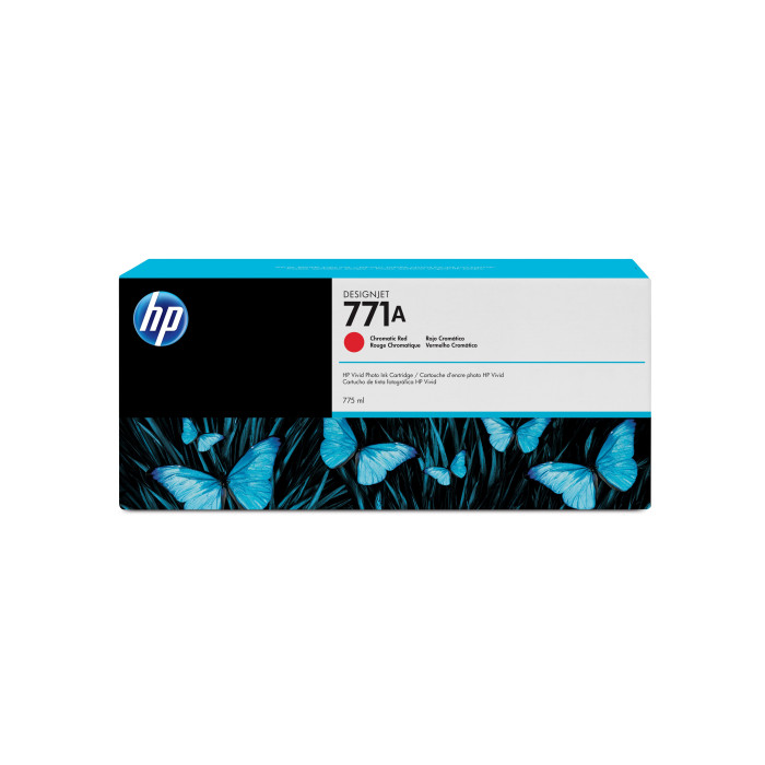 HP 771A 775-ml Chromatic Red DesignJet Ink Cartridge