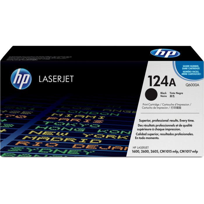 HP Cartucho de tóner original LaserJet 124A negro