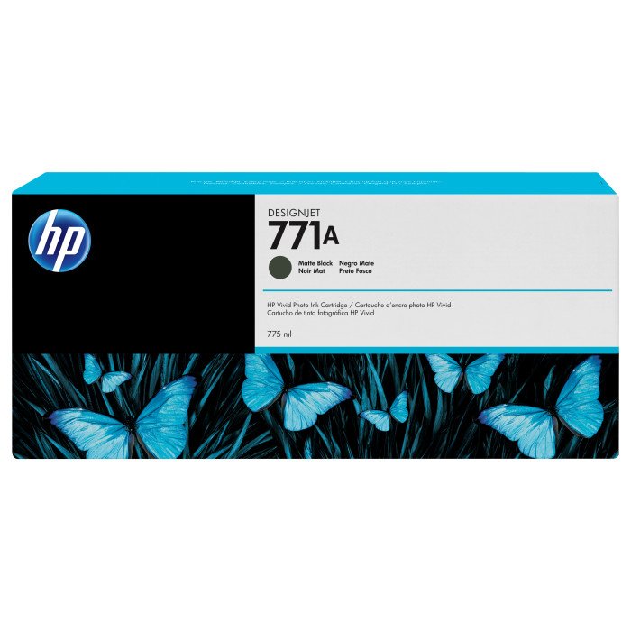 HP 771A 775-ml Matte Black DesignJet Ink Cartridge