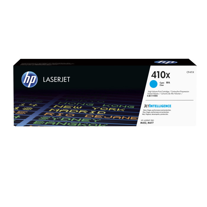 HP Cartucho de tóner original LaserJet 410X cian de alta capacidad