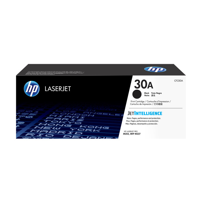 HP Cartucho de tóner Original LaserJet 30A negro