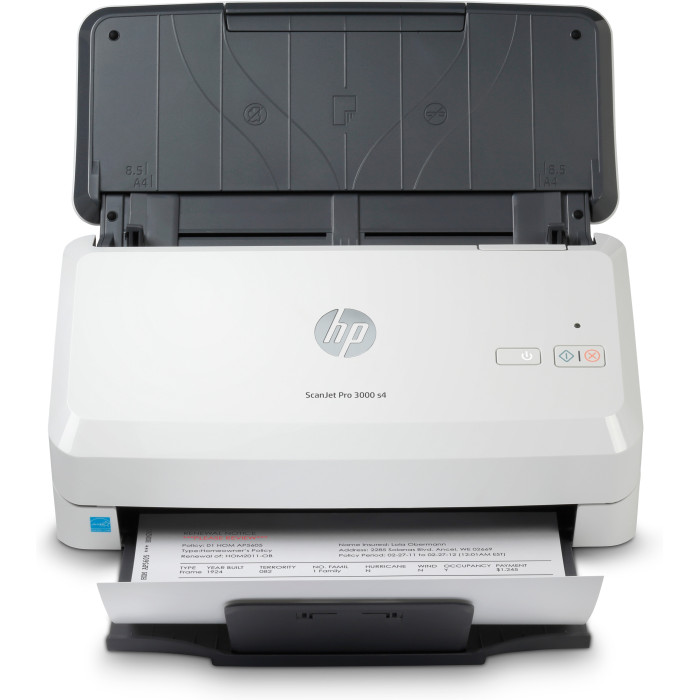 HP ScanJet Pro 3000 s4 Escáner alimentado con hojas 600 x 600 DPI A4 Negro, Blanco
