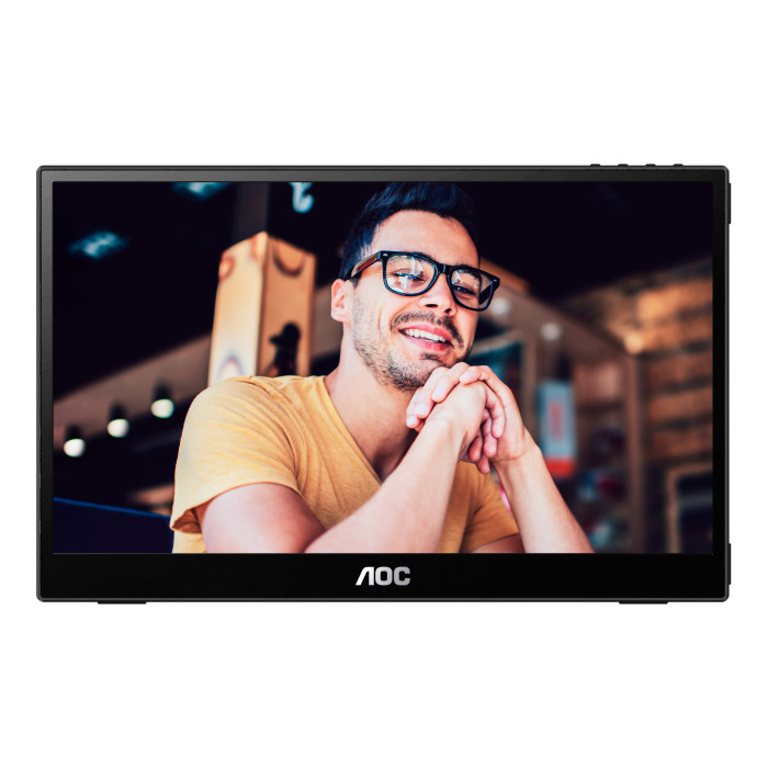 AOC 16T3E pantalla para PC 39,6 cm (15.6") 1920 x 1080 Pixeles Negro