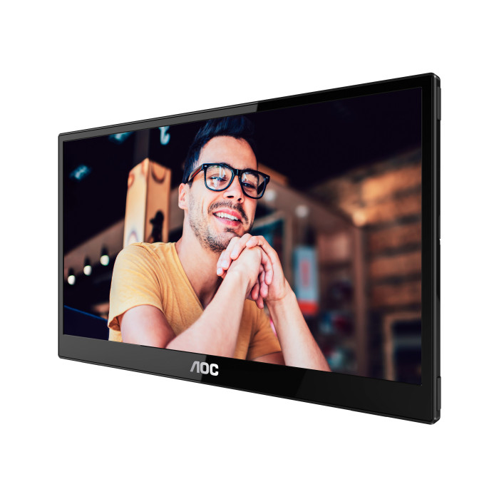 AOC 16T3E pantalla para PC 39,6 cm (15.6") 1920 x 1080 Pixeles Negro
