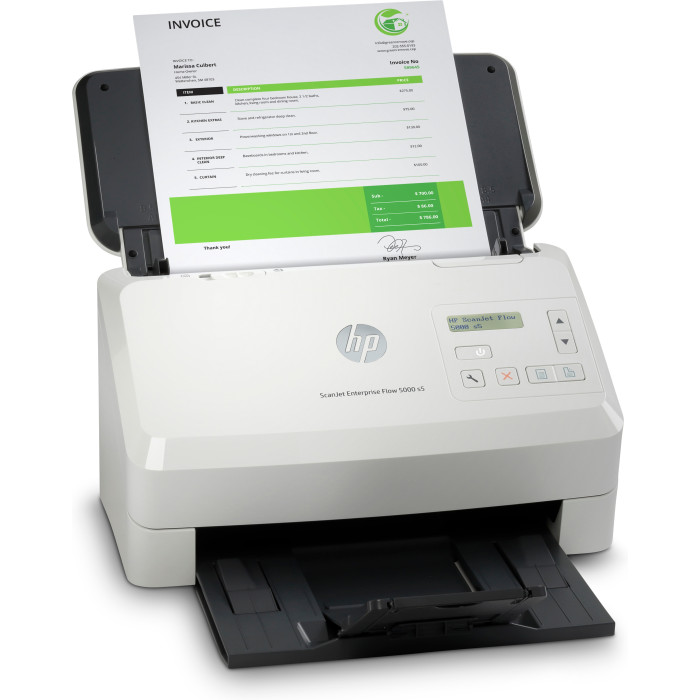 HP ScanJet Enterprise Flow 5000 s5 Escáner alimentado con hojas 600 x 600 DPI A4 Blanco