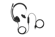 Targus AEH101TT auricular y casco Auriculares Alámbrico Diadema Car Home office USB tipo A Negro