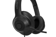 Targus AEH102TT auricular y casco Auriculares Alámbrico Diadema Oficina Centro de llamadas USB tipo A Negro