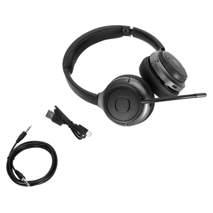 Targus AEH104TT auricular y casco Auriculares Inalámbrico y alámbrico Diadema Llamadas Música USB Tipo C Bluetooth Negro