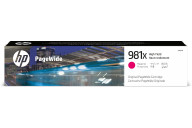 HP Cartucho magenta original PageWide 981X magenta de alto rendimiento