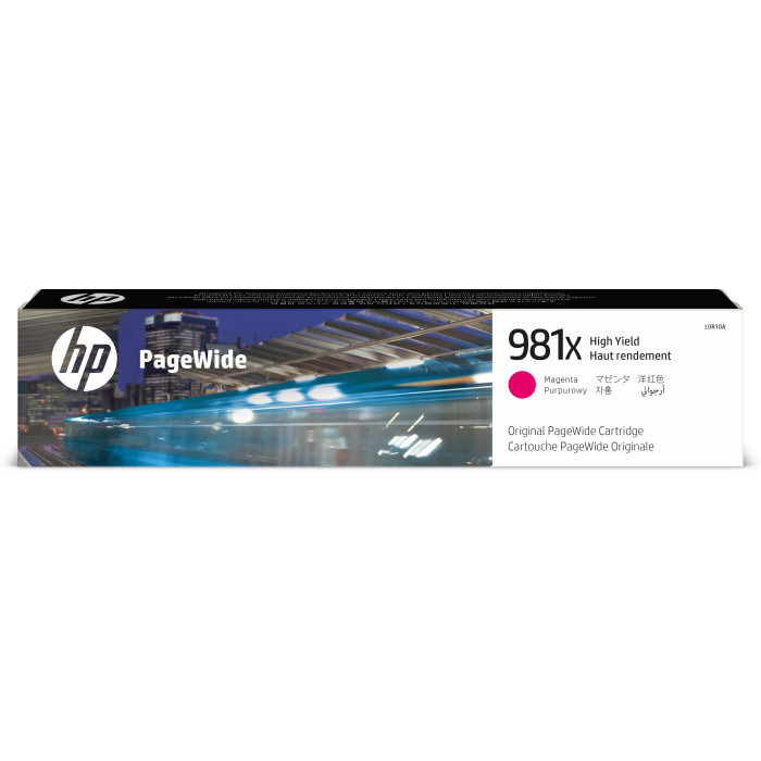 HP Cartucho magenta original PageWide 981X magenta de alto rendimiento