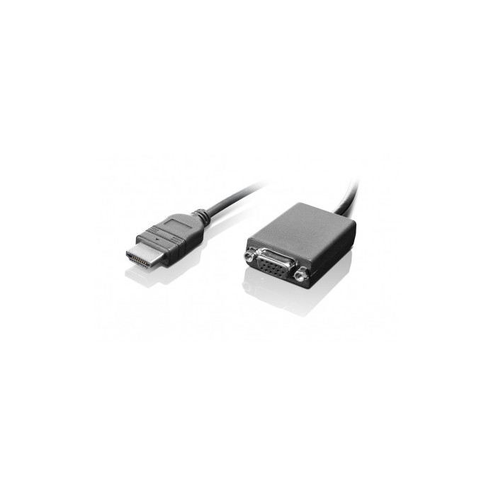 Lenovo HDMI   VGA 0,2 m Negro