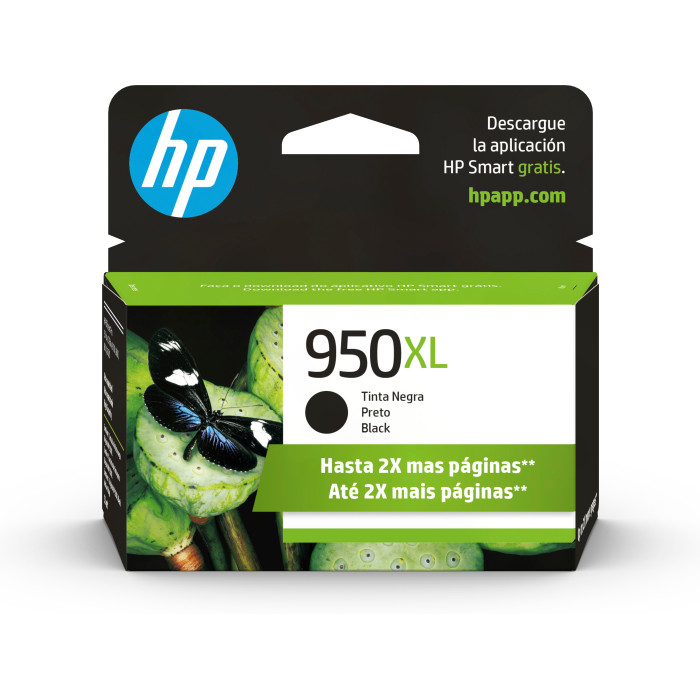 HP Cartucho de tinta original 950XL de alta capacidad negro