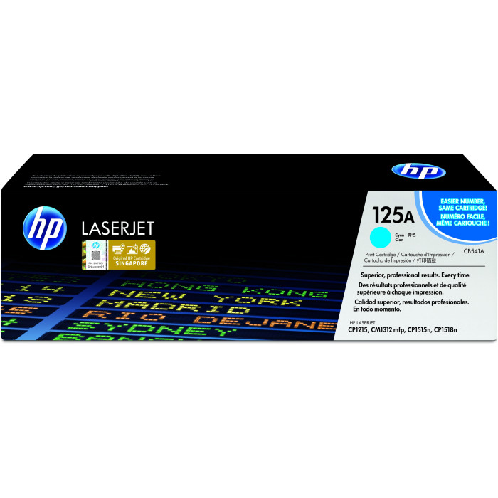 HP Cartucho de tóner original LaserJet 125A cian